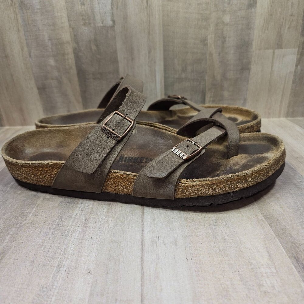 Birkenstock Woman's Size 40 Mayari Sandals Two Adjustable Straps *READ* - Picture 6 of 13